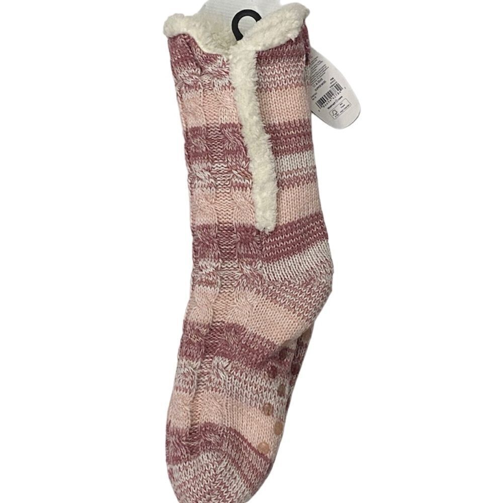 Secret Treasures Women’s Pink Slipper Socks